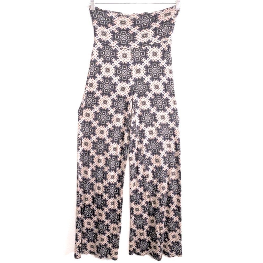 BKE Medallion Printed Flare Leg Lounge Pants